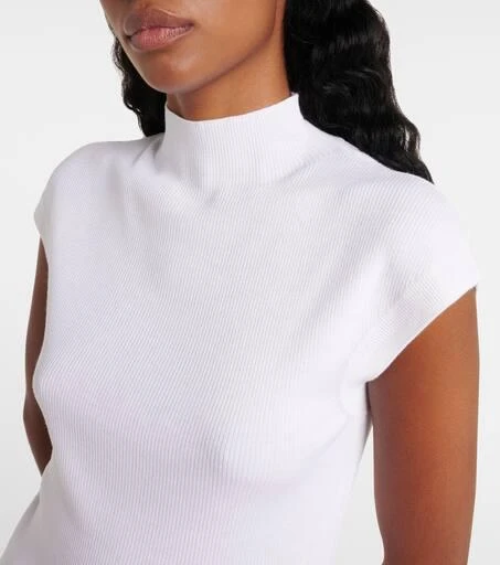 Jardin des Orangers Ribbed-knit high-neck wool top 4