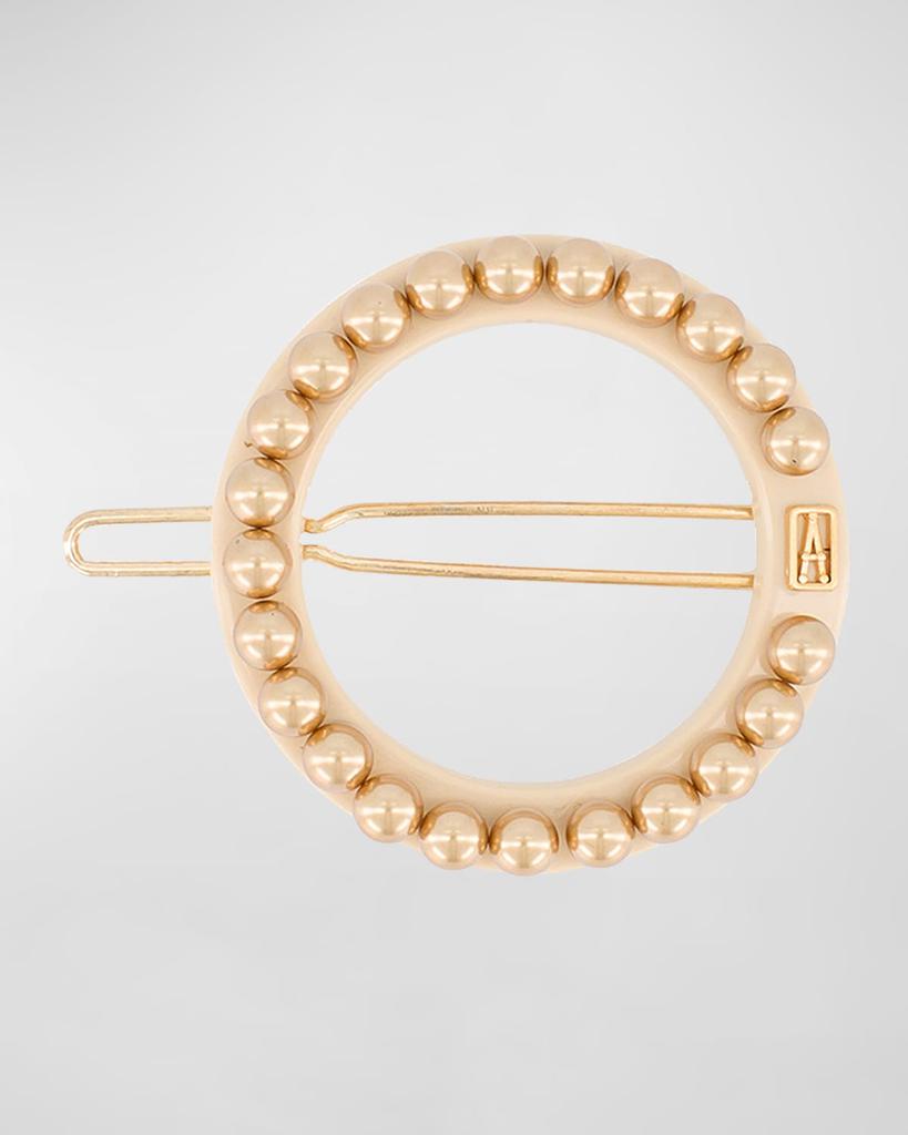 Alexandre de Paris Pearly Ring Side Barrette