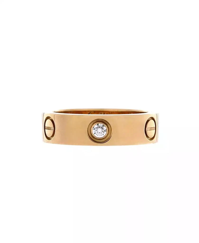 Cartier Love 3 Diamonds Band Ring