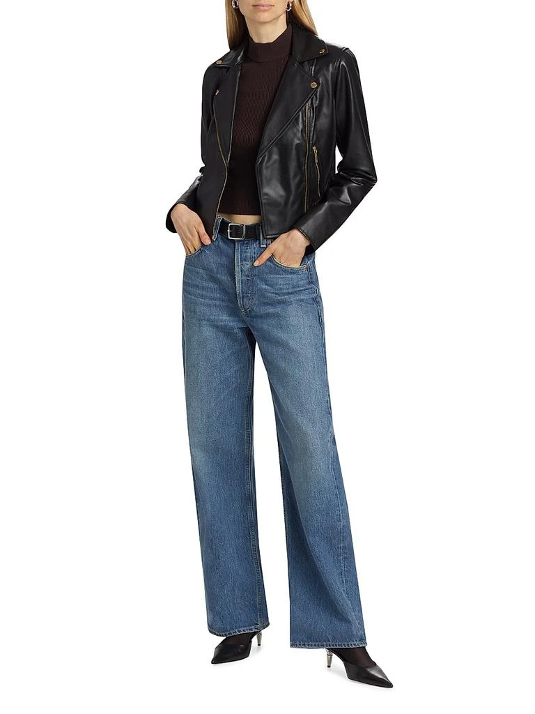 Michael Kors Leather Moto Jacket 2