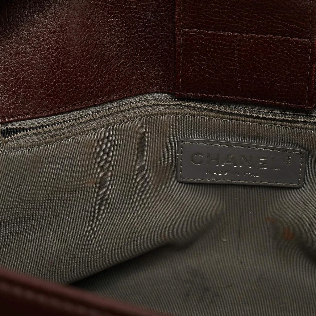 Chanel Chanel Burgundy Leather Small Cerf Shopper Tote 9