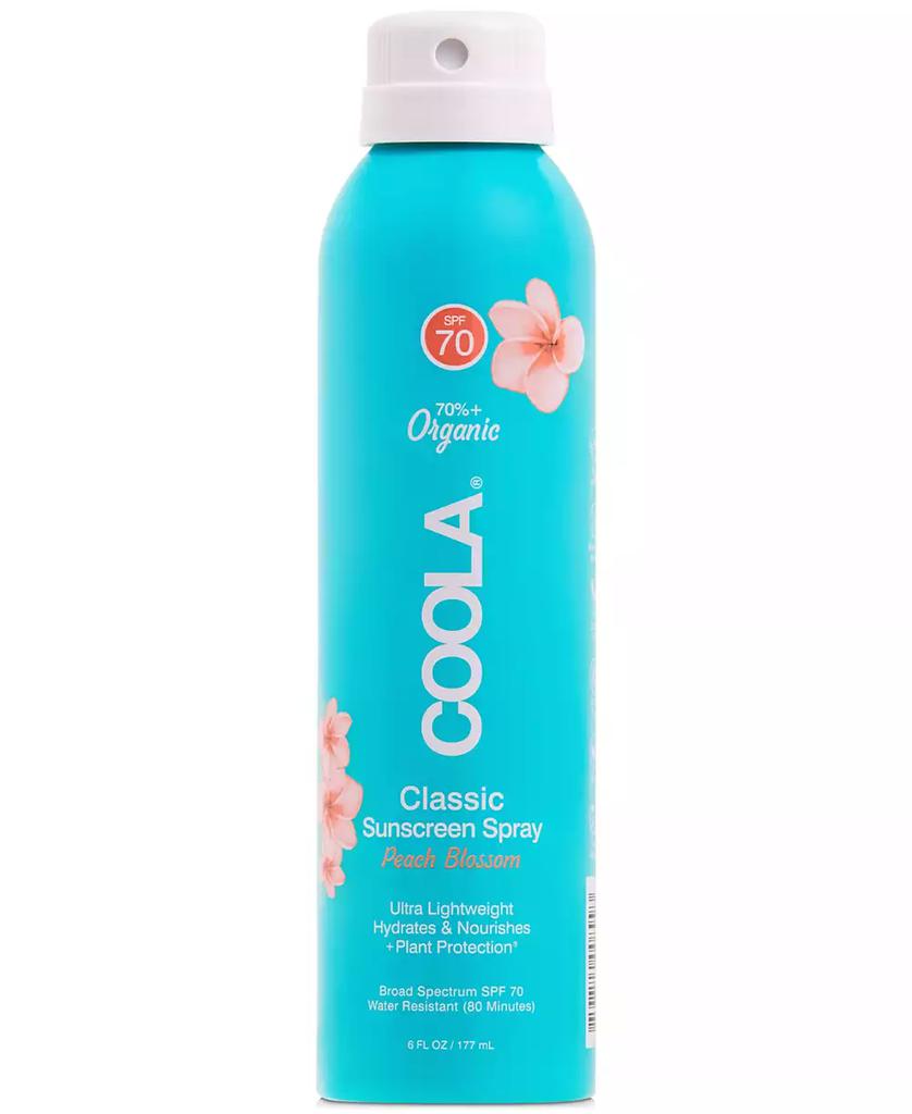 Coola Classic Body Sunscreen Spray SPF 70 - Peach Blossom, 6 oz.