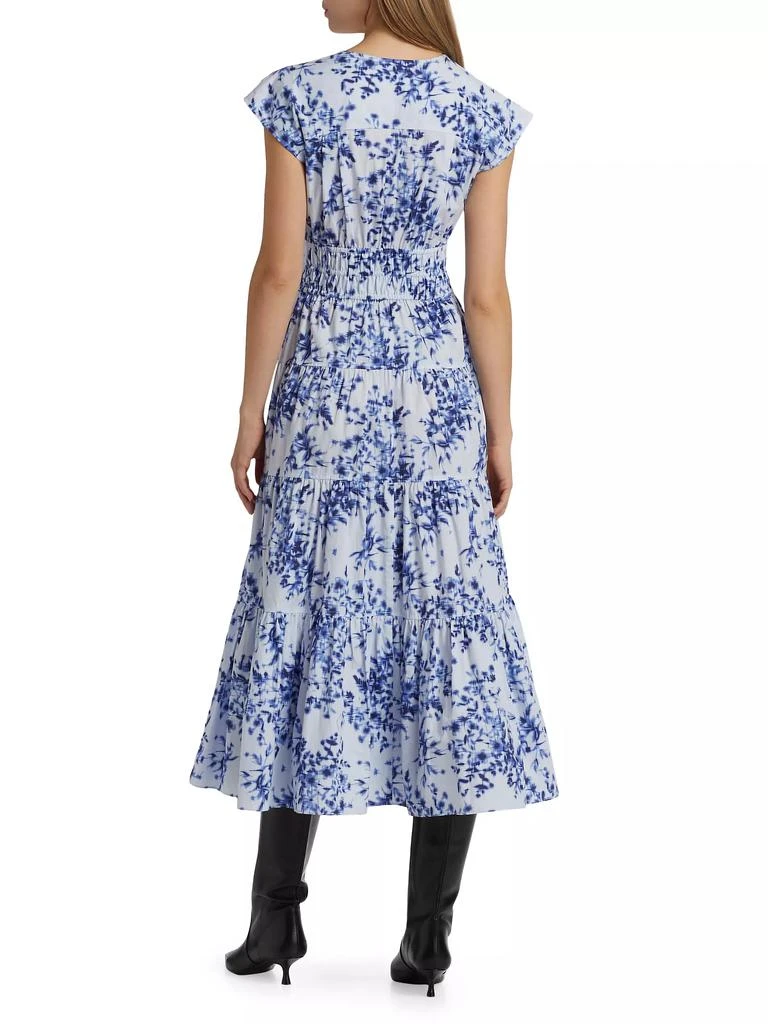 Derek Lam Fatima Cotton Floral Midi-Dress 5