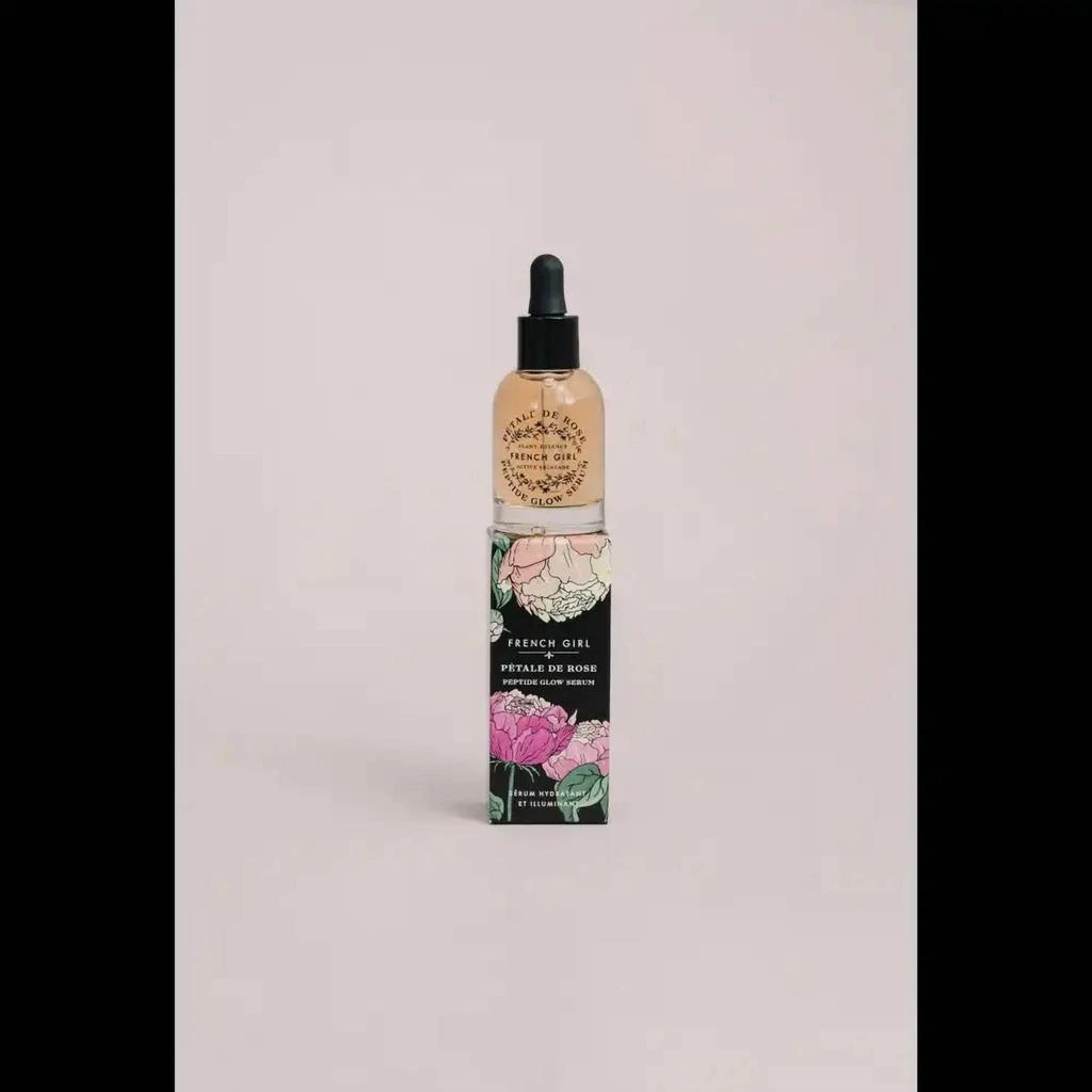 FRENCH GIRL Organic Rose Peptide Hydrating Glow Serum In Yellow 3
