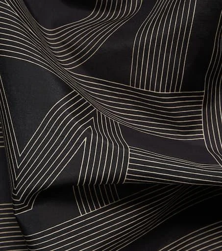 Totême Logo cotton and silk scarf 4