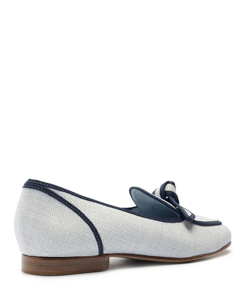 Alexandre Birman Women's Grossgrain Loafer Flats 5