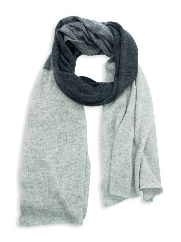 Portolano Colorblock Cashmere Scarf 1