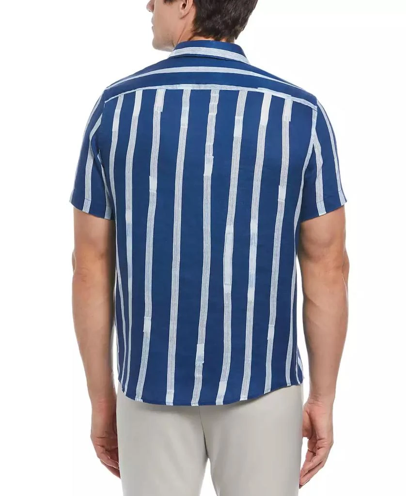 Perry Ellis Men's Paint Stripe Short-Sleeve Button-Front Shirt 2