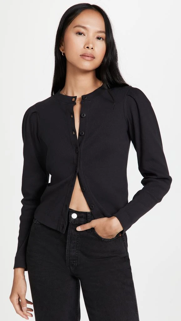 AMO Puff Sleeve Cardigan 1