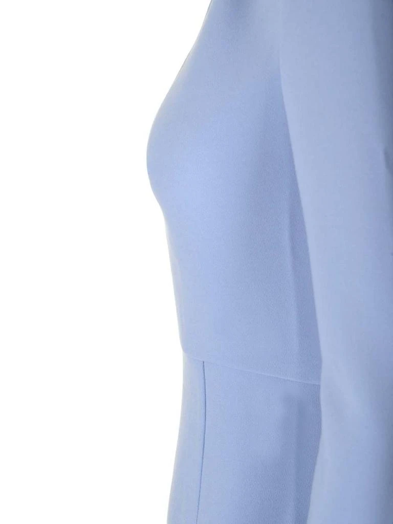 ROLAND MOURET Roland Mouret Long-Sleeved V-Neck Midi Dress 4