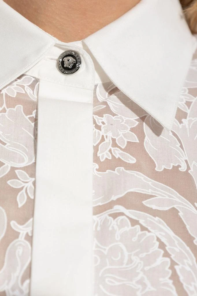 Versace Versace Barocco Pattern Long-Sleeved Shirt 5