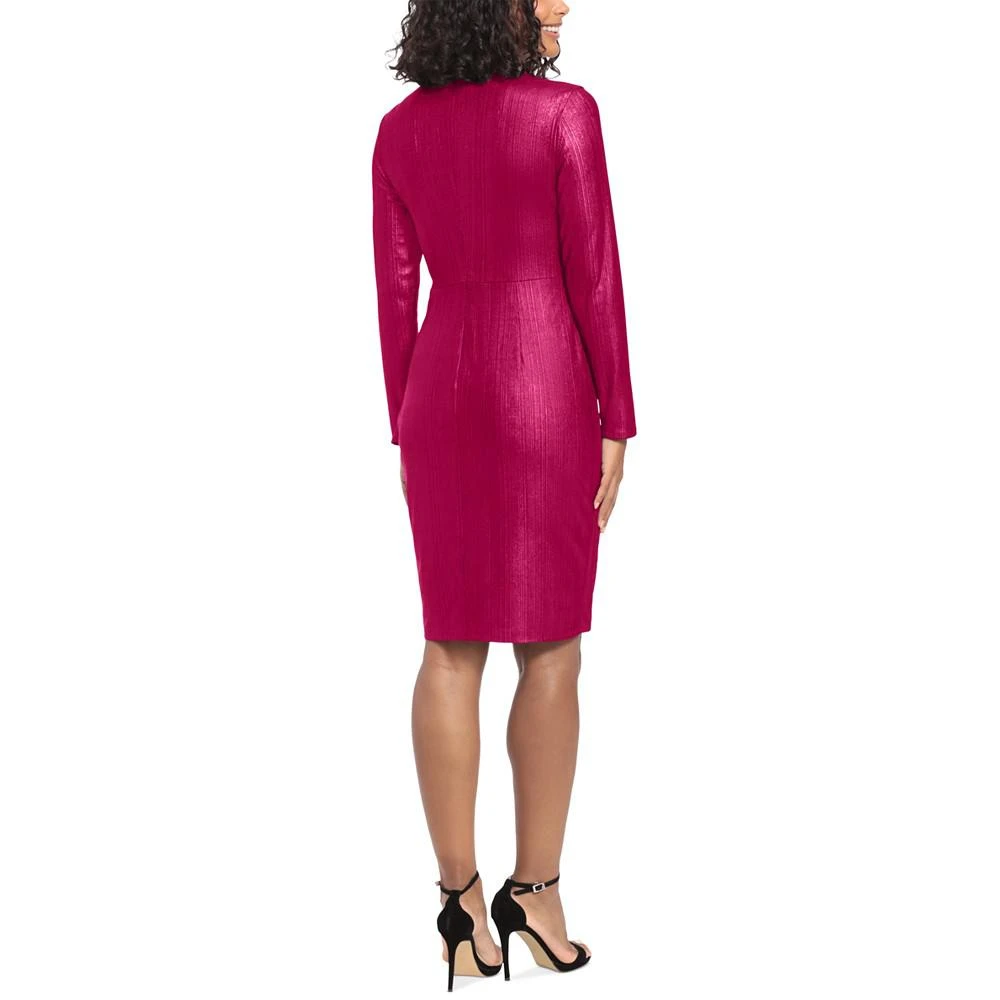 London Times Petite Ruched Sheath Dress 2