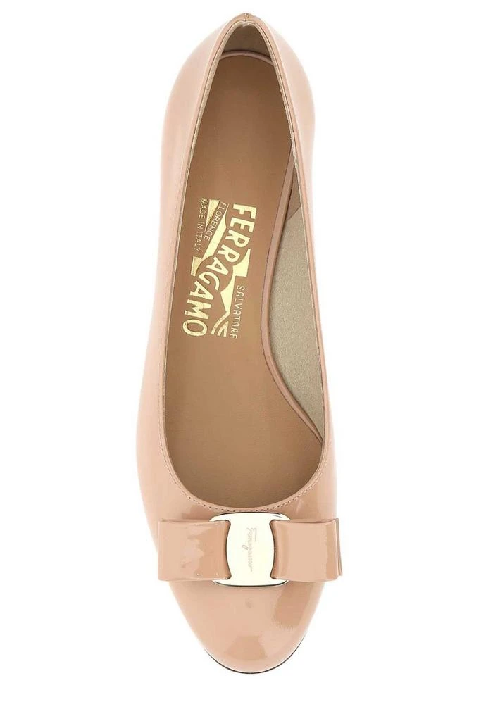 Salvatore Ferragamo Ferragamo Logo Detailed Slip-On Pumps 3