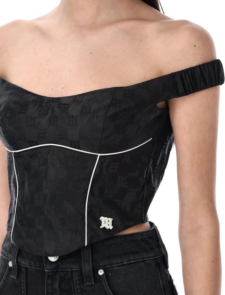 Misbhv Misbhv Monogram Nylon Corset Top 3