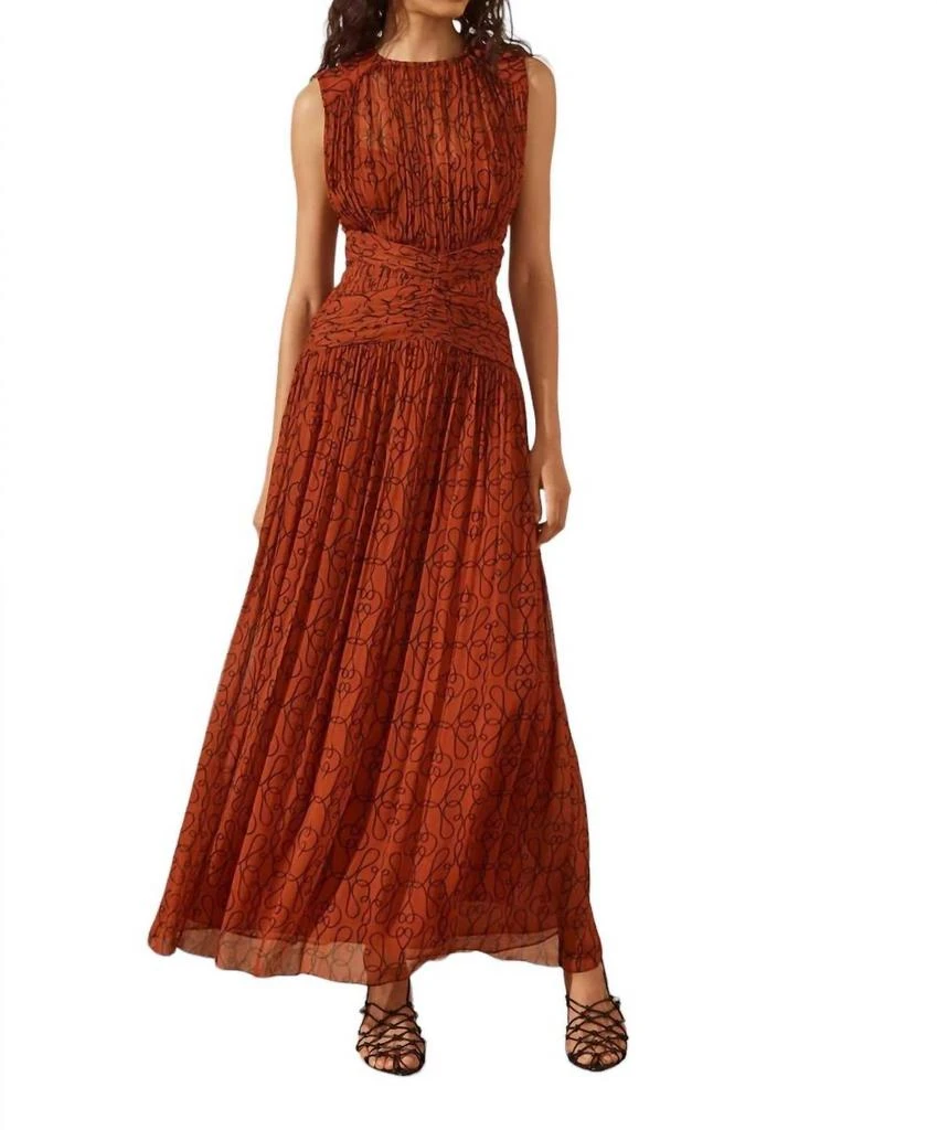 aphrodite midi dress beige Aphrodite Dress Beige – Thaluta