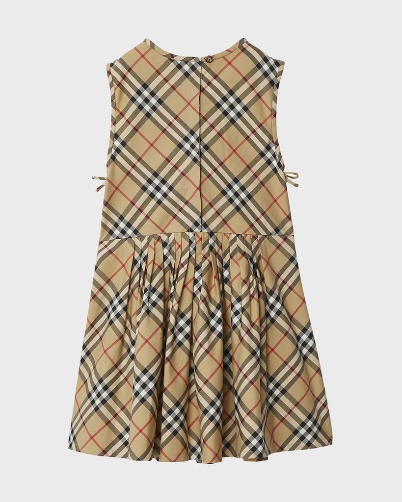 Burberry Girl's Hettie Check Sleeveless Dress, Size 3-14