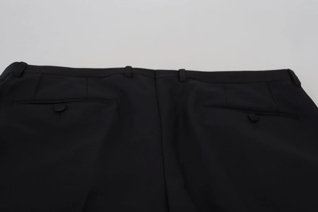 Dolce & Gabbana Dolce & Gabbana Black Wool Chino Dress Formal Pants 6