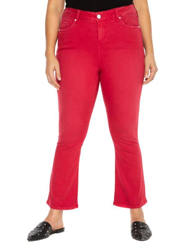 Slink Jeans Plus Plus High Rise Ankle Bootcut Jeans 1