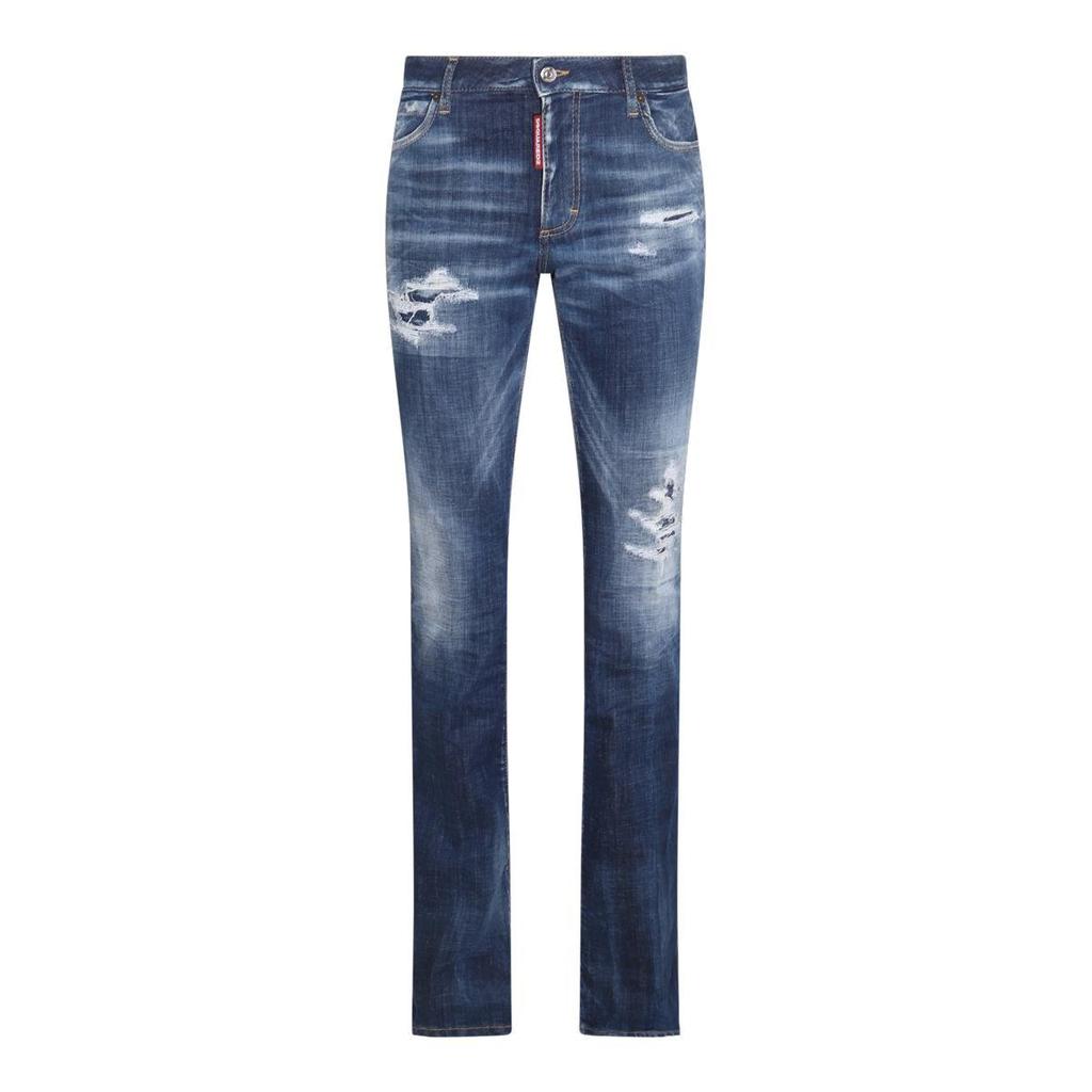 デニム・ジーパン Dsquared2 9 To 5 Distressed Low Rise Jeans DSQUARED2 9 To 5 Distressed Low Rise Jeans - Pants - BeyondStyle