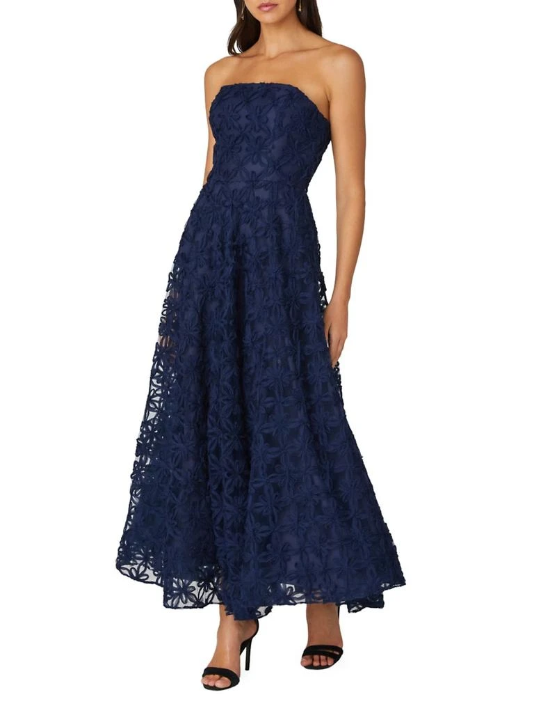 Shoshanna Miller Floral Mesh Maxi Dress 2