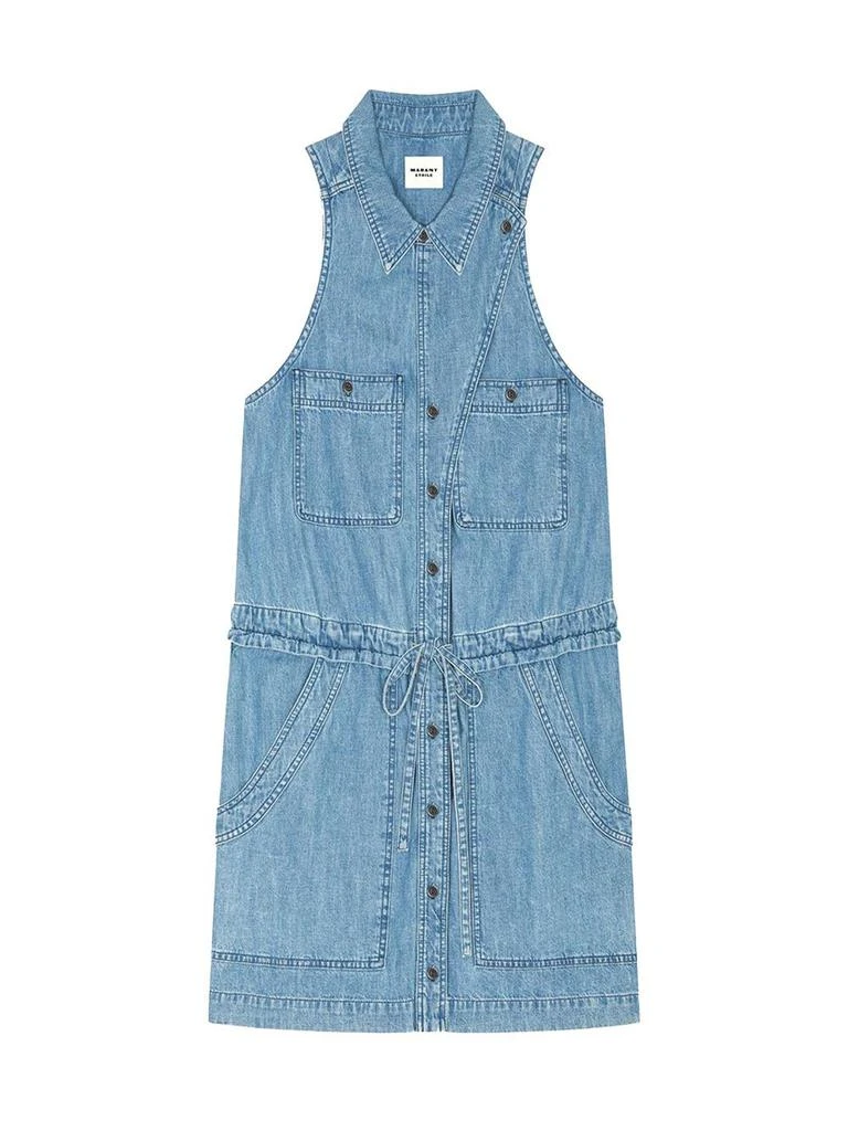 Isabel Marant INES SLEEVELESS DENIM DRESS 1