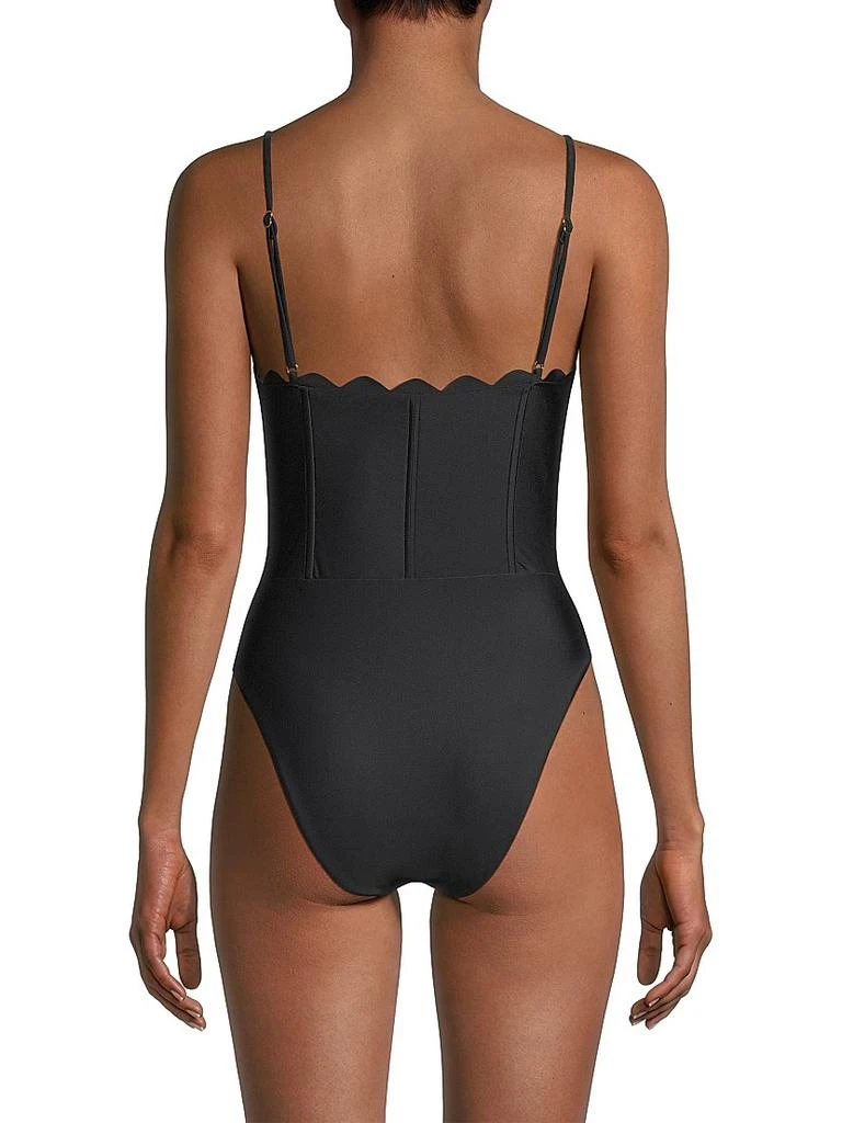 Ramy Brook Mikayla Scalloped One-Piece Swimsuit 5