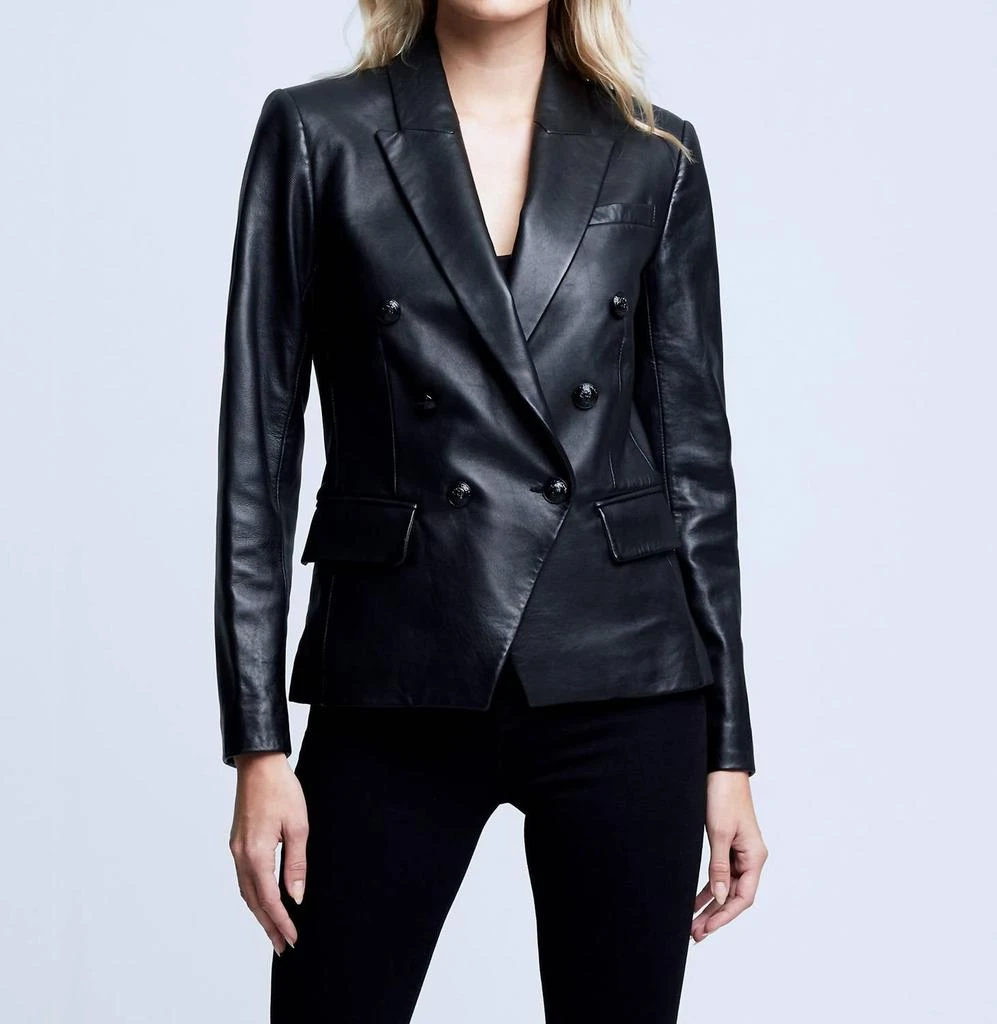L
Agence L
Agence - Kenzie Leather Blazer