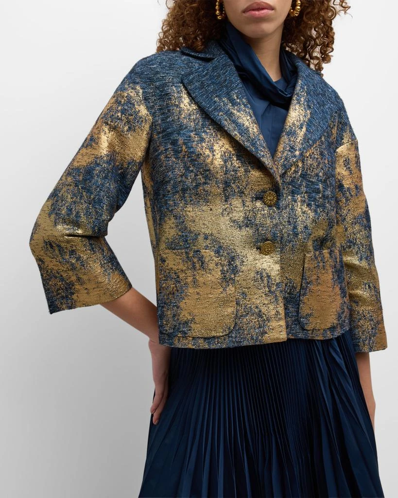 Maison Common Lurex Tweed Cabane Short Jacket 7