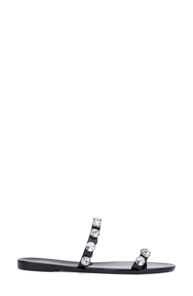 NEW YORK AND COMPANY Chava Rhinestone Jelly Sandal 4