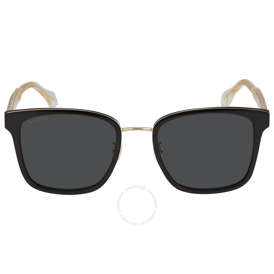 Gucci Grey Square Men's Sunglasses GG0563SKN 001 55
