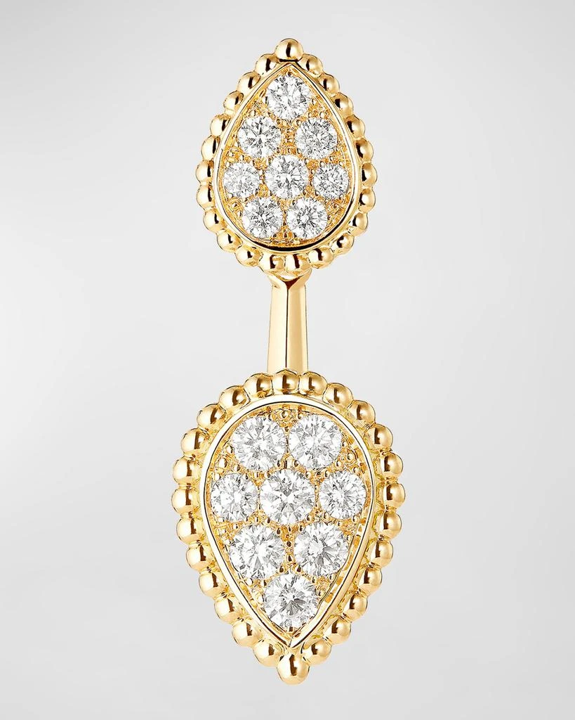 Boucheron Serpent Bohème 18K Yellow Gold Diamond Single Earring 1