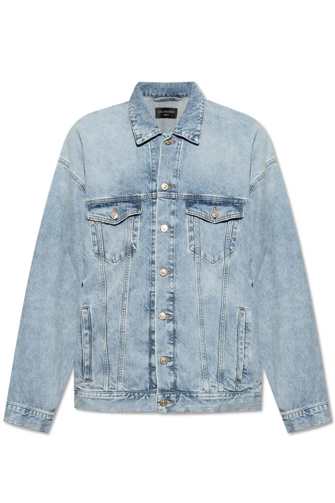 Balenciaga Denim jacket with vintage effect 1