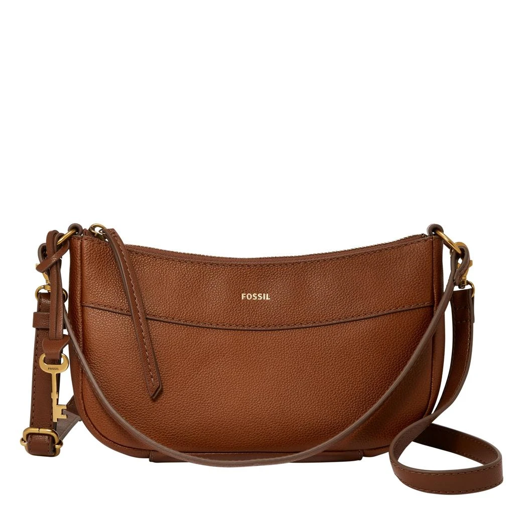 Fossil Women's Skylar LiteHide Leather Baguette 1