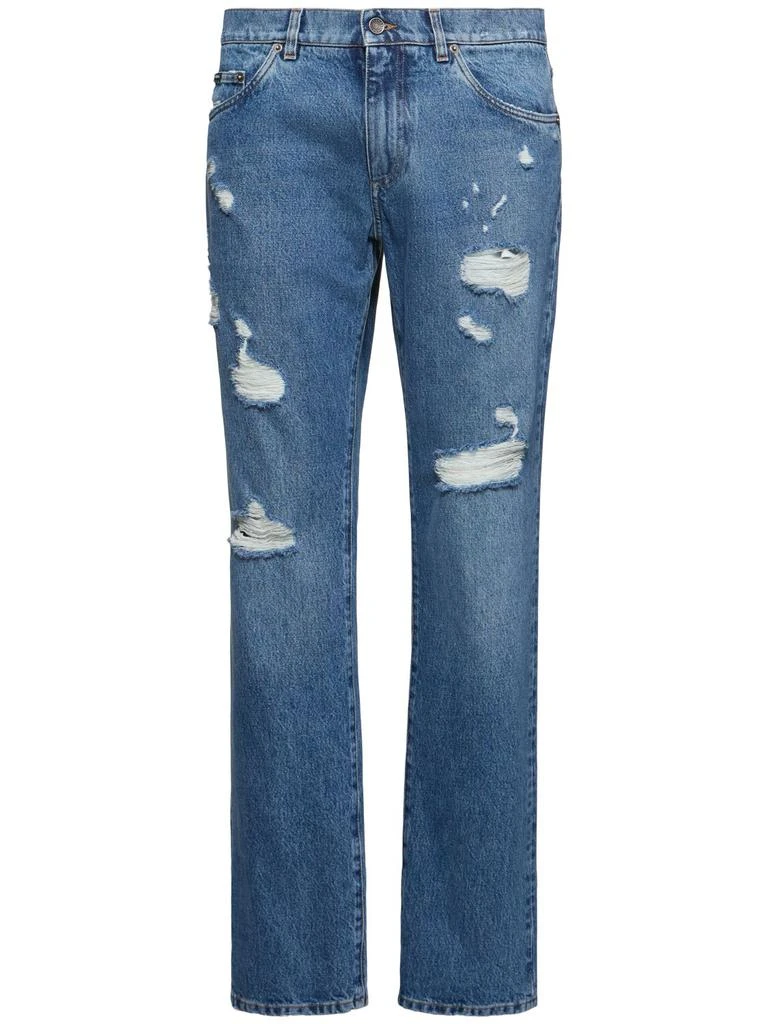 Dolce & Gabbana Distressed Denim Jeans 1