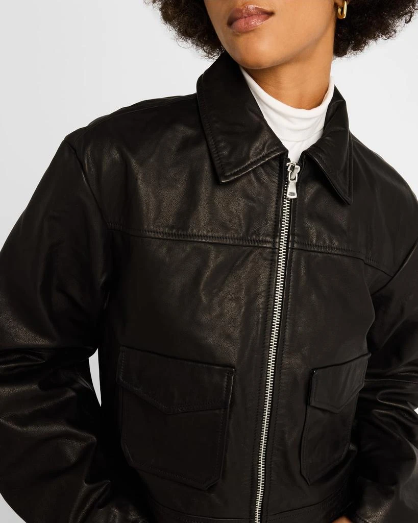 Paige Clyde Leather Jacket 5