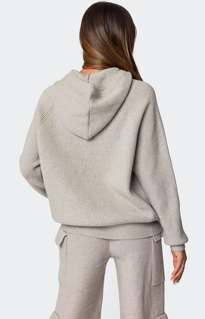 Edikted Wynter Oversized Knit Hoodie 5