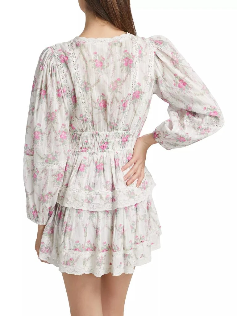 LOVESHACKFANCY Garden Gates Rosamina Dress 5