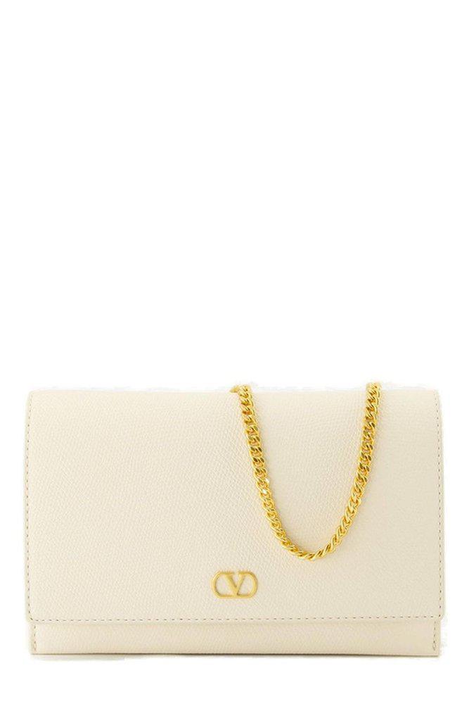 Valentino Valentino	VLogo Signature Foldover Top Clutch Bag