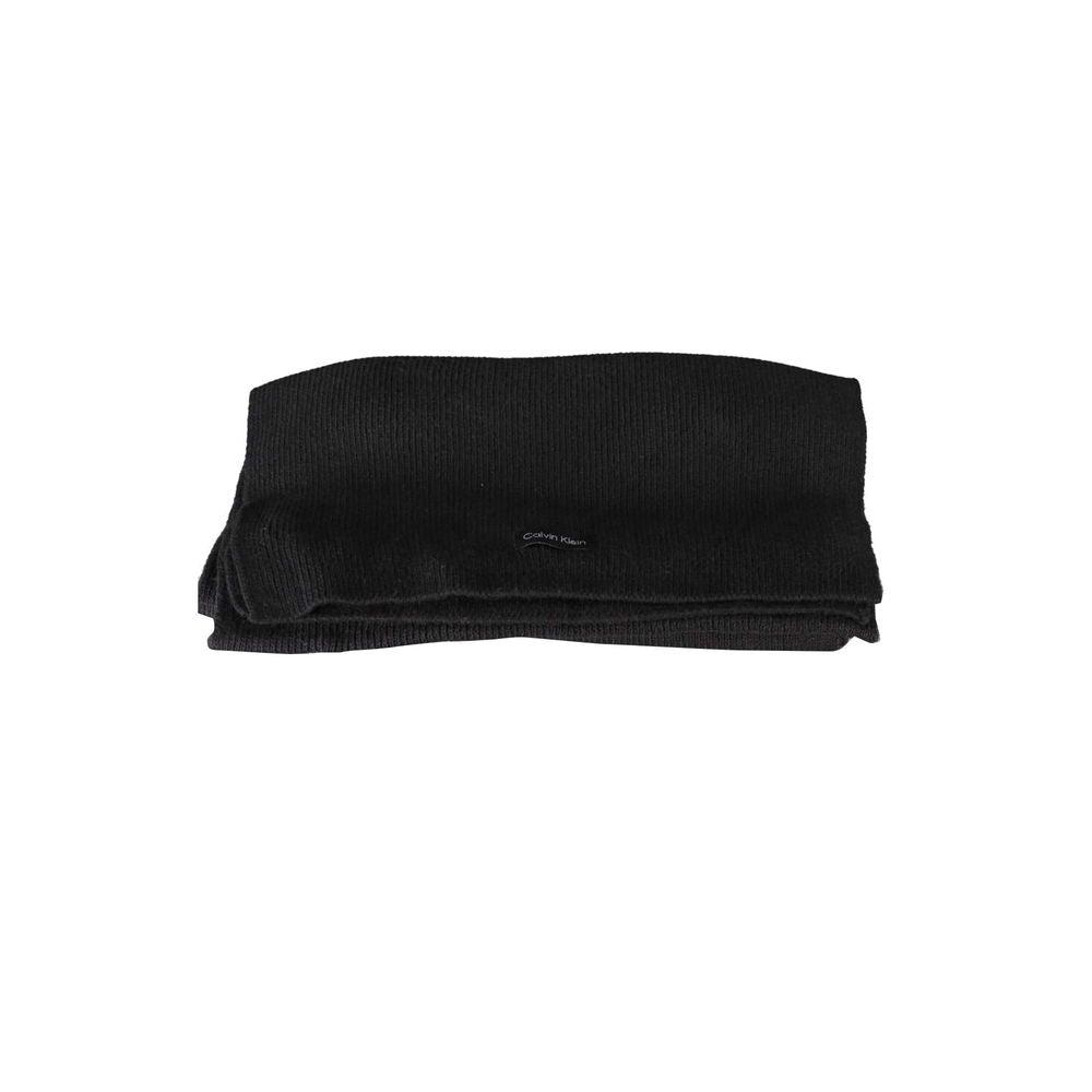 Calvin Klein Calvin Klein Black Cotton Scarf