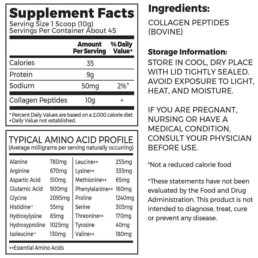 Orgain Collagen Peptides Dietary Supplement 3