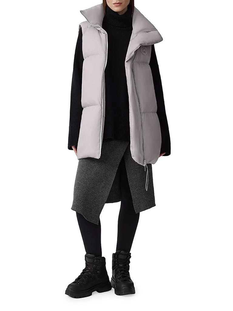 Shop Garnet Oversized Down Vest on Sale at BeyondStyle – Get