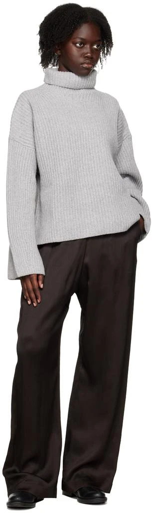 HOUSE OF DAGMAR Gray Azalea Turtleneck 4