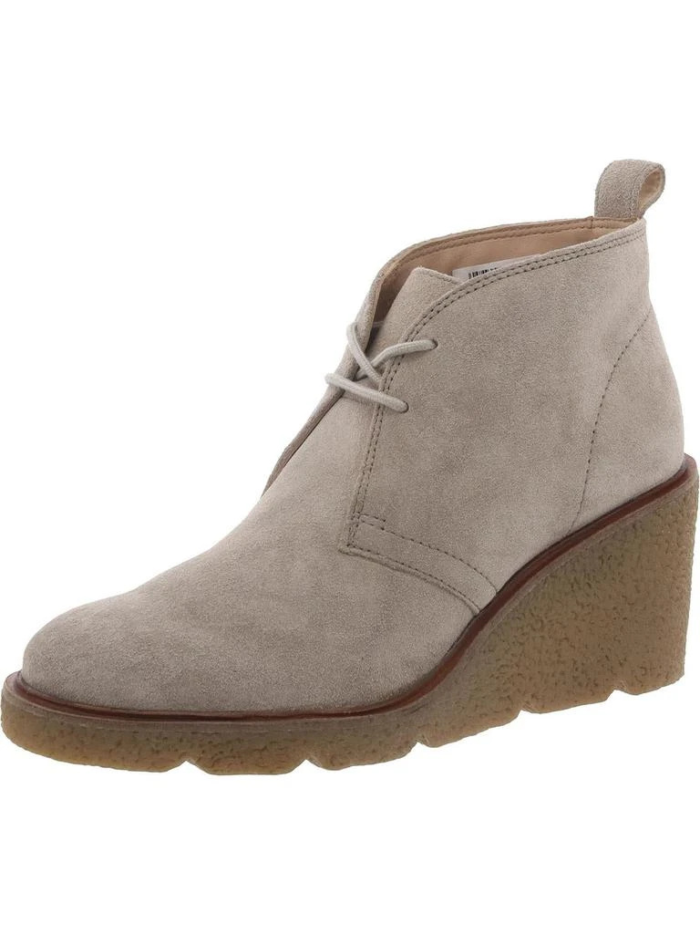 Clarks Clarkford Top Womens Suede Ankle Wedge Boots 5