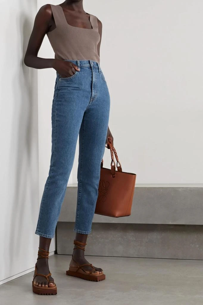 SLVRLAKE Beatnik Ankle Jean In Forever Blue 1