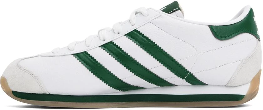 Adidas White & Green Country OG Sneakers 3