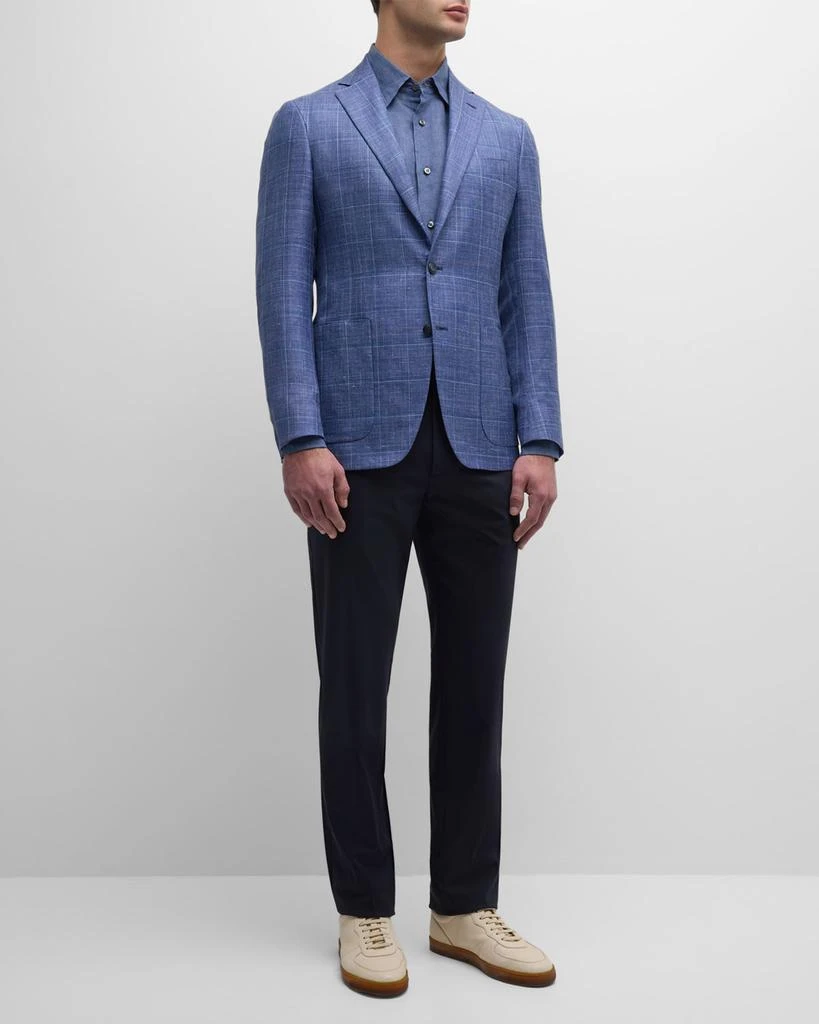 Canali Men's Windowpane Sport Coat 3