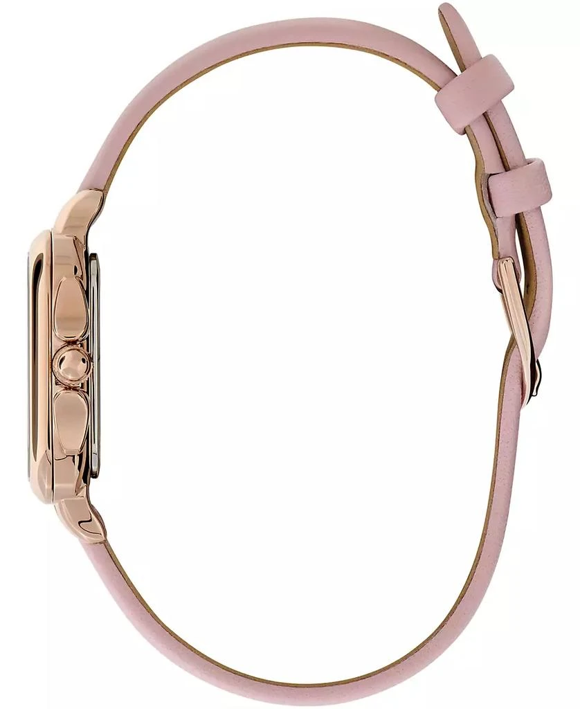 Olivia Burton Women
s Grosvenor Mellow Rose Leather Watch 2