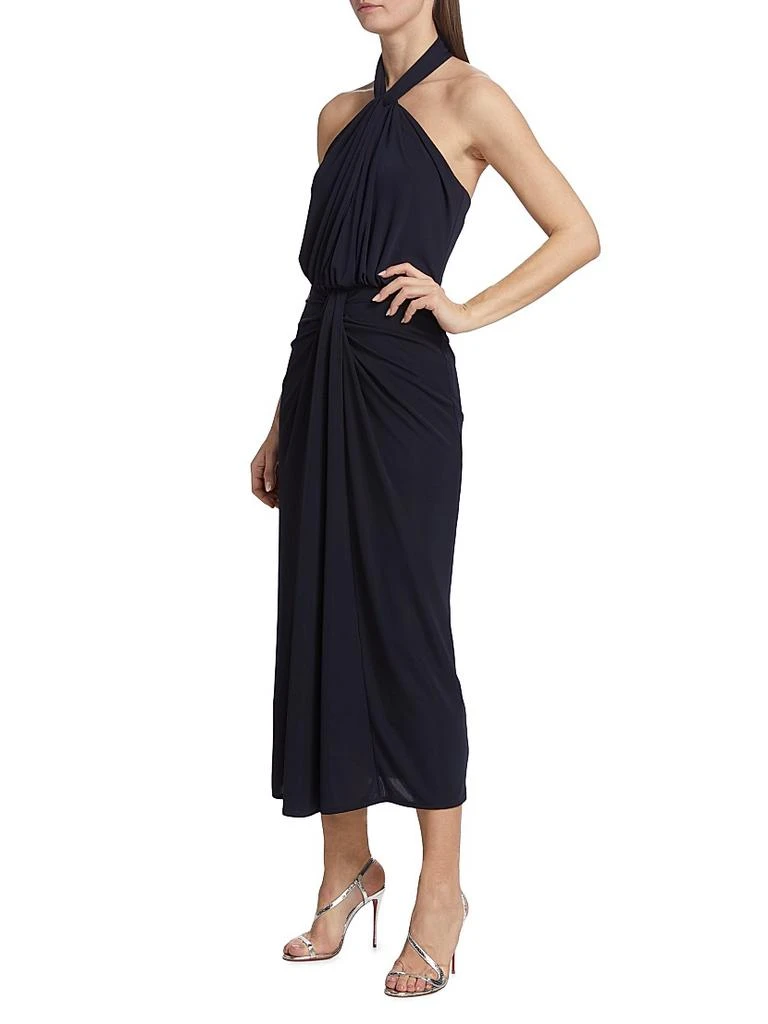 Cinq à Sept Kaily Draped Halter Maxi Dress 4