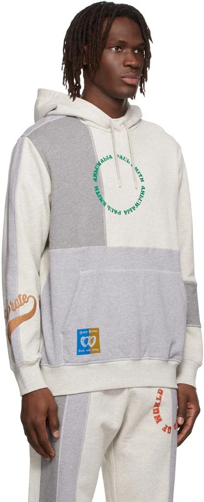 Ahluwalia &PaulSmith SSENSE Exclusive Grey Hoodie 2