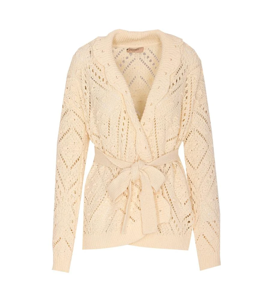TWINSET TWINSET Belted Knitted Cardigan 1